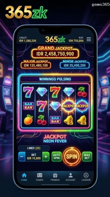 Pratinjau antarmuka gems365 — aplikasi APK resmi Android v2.5.6